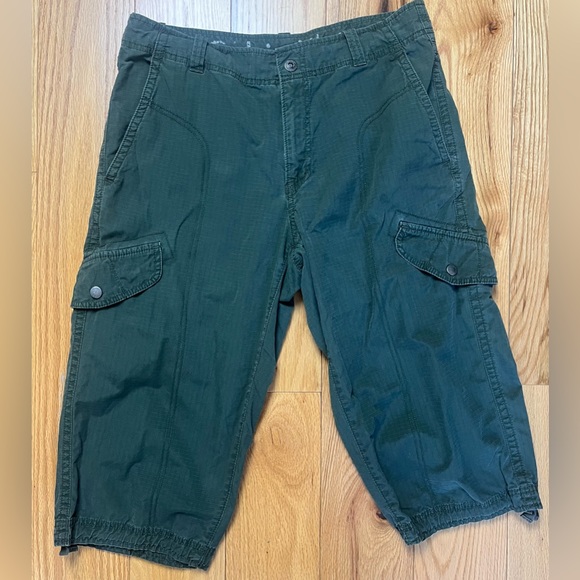 Calvin Klein Pants Calvin Klein Army Olive Green Size 32 Capri